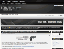 Tablet Screenshot of bersapistolforum.com